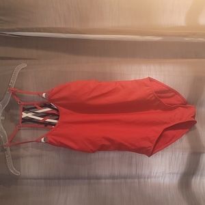 YMI Red, White, and Blue Swim Suit Size Medium